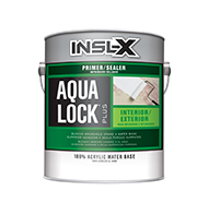 CLT PAINT CURES Aqua Lock Plus is a multipurpose, 100% acrylic, water-based primer/sealer for outstanding everyday stain blocking on a variety of surfaces. It adheres to interior and exterior surfaces and can be top-coated with latex or oil-based coatings.

Blocks tough stains
Provides a mold-resistant coating, including in high-humidity areas
Quick drying
Topcoat in 1 hourboom